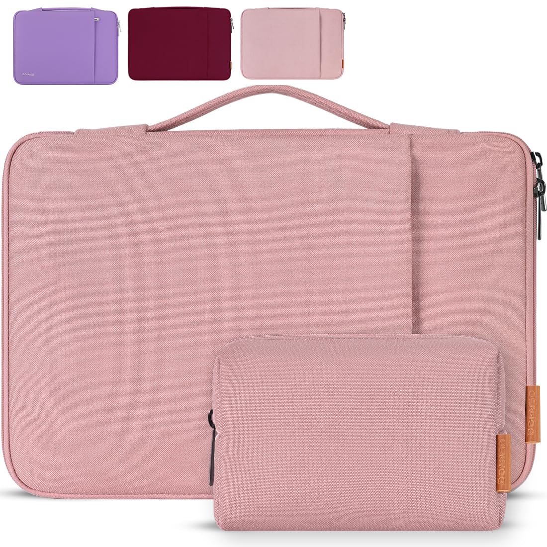 Domiso Laptop Sleeve 13,3 pollici custodia laptop rosa impermeabile