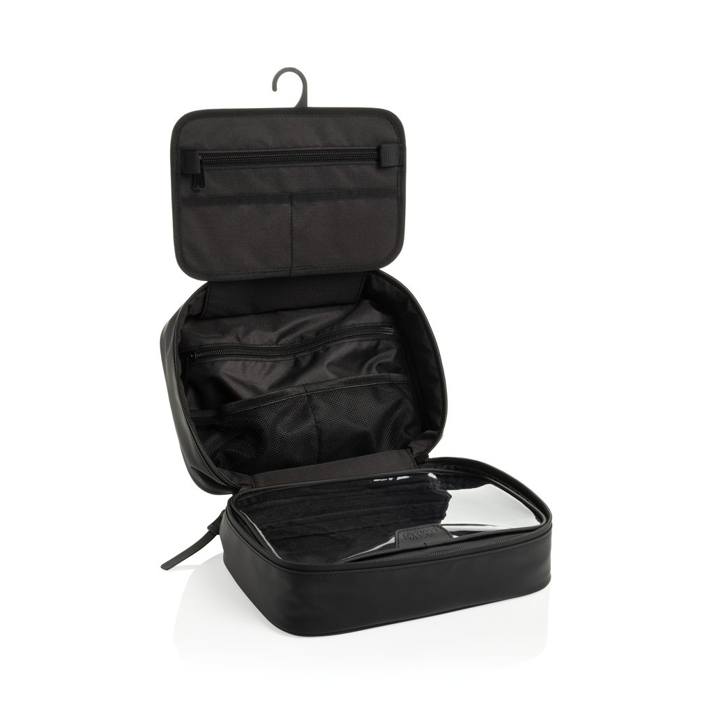 Swiss Peak Accessori da viaggio Beauty case multifunzionale OSLO RCS nero, pieghevole