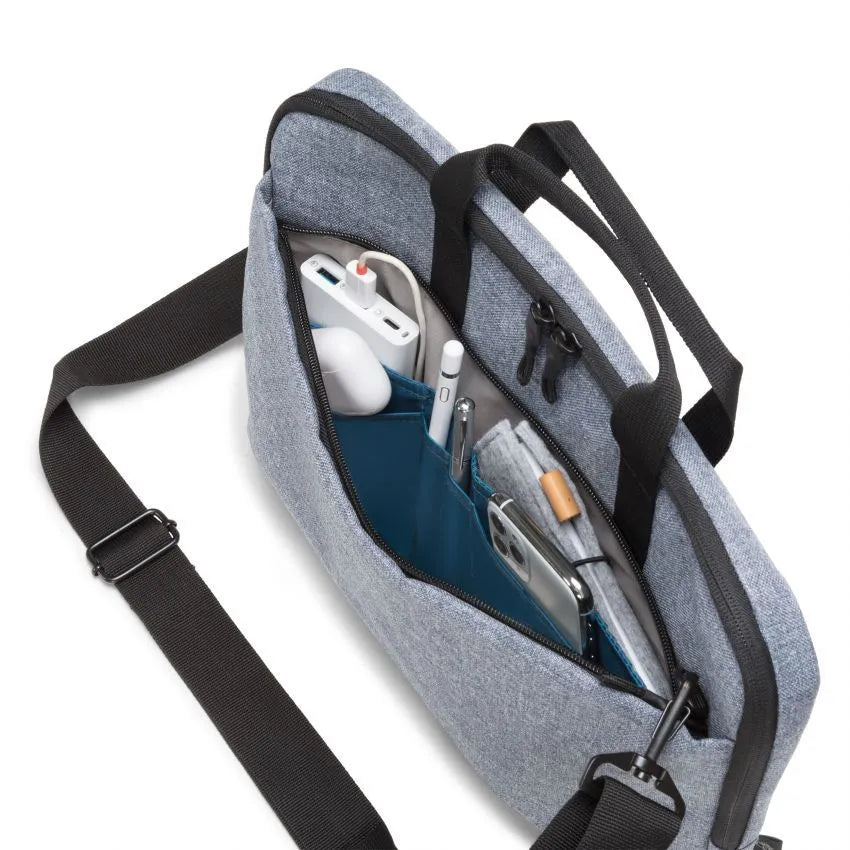 BASE XXO Laptop Bags Eco Slim Case MOTION 12-13.3 custodia laptop Blue Denim idrorepellente