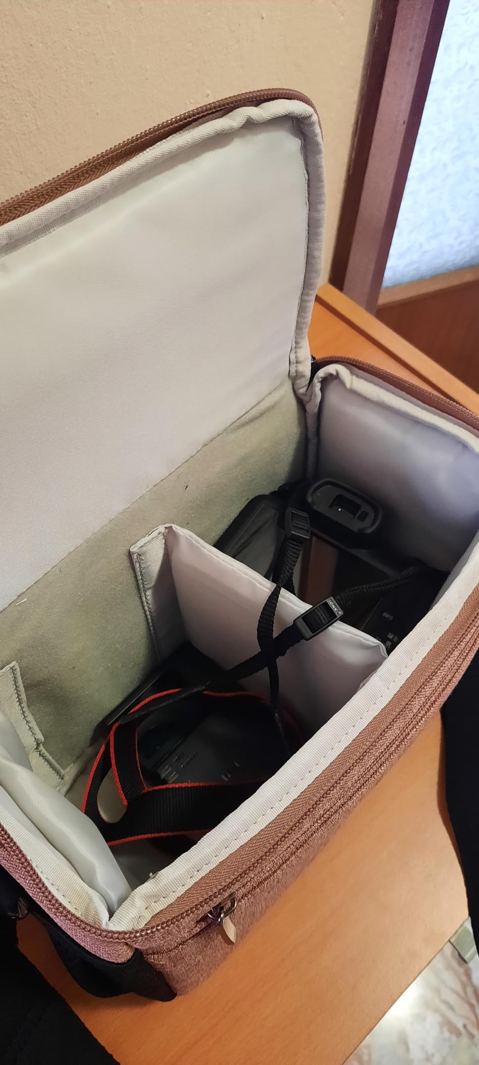 Domiso DSLR Camera Bag Borsa per fotocamera Rosa antiurto