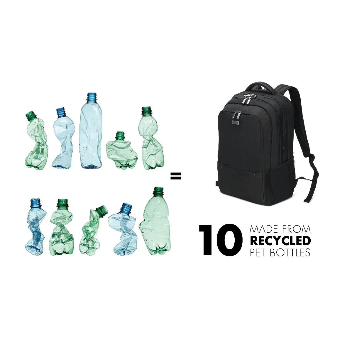 BASE XXO Zaini Eco Backpack SELECT 15-17.3 zaino laptop in PET riciclato