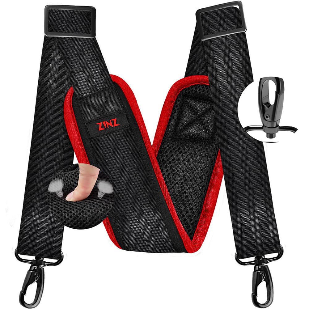 ZINZ Shoulder Pads 77 Pollici tracolla blu con cuscino fisso spesso