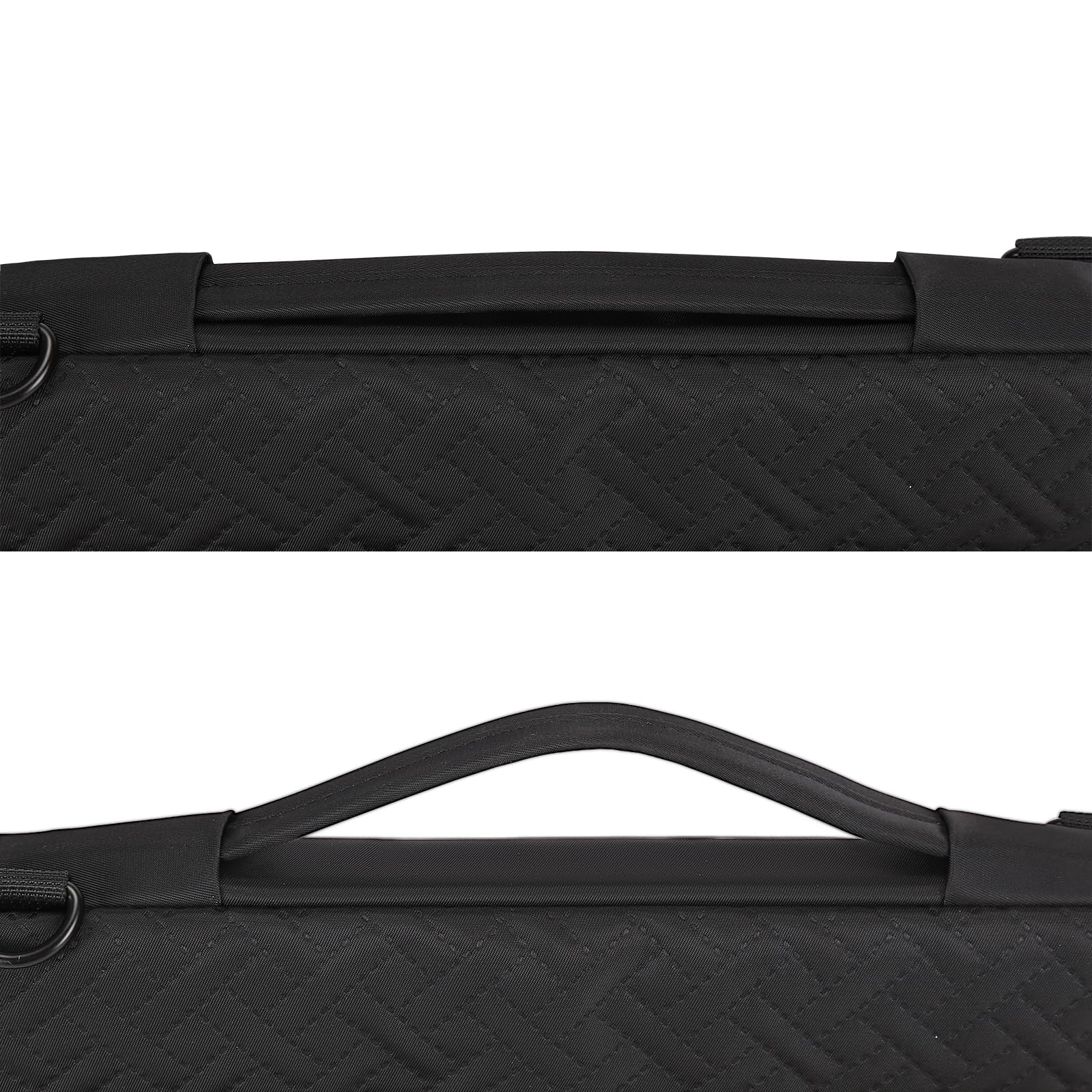 Domiso Laptop Briefcase 15,6 pollici borsa laptop nera impermeabile