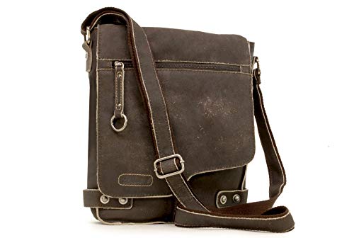 Ashwood Man Bags & Briefcases 8352 Camden borsa messenger A5 pelle vintage