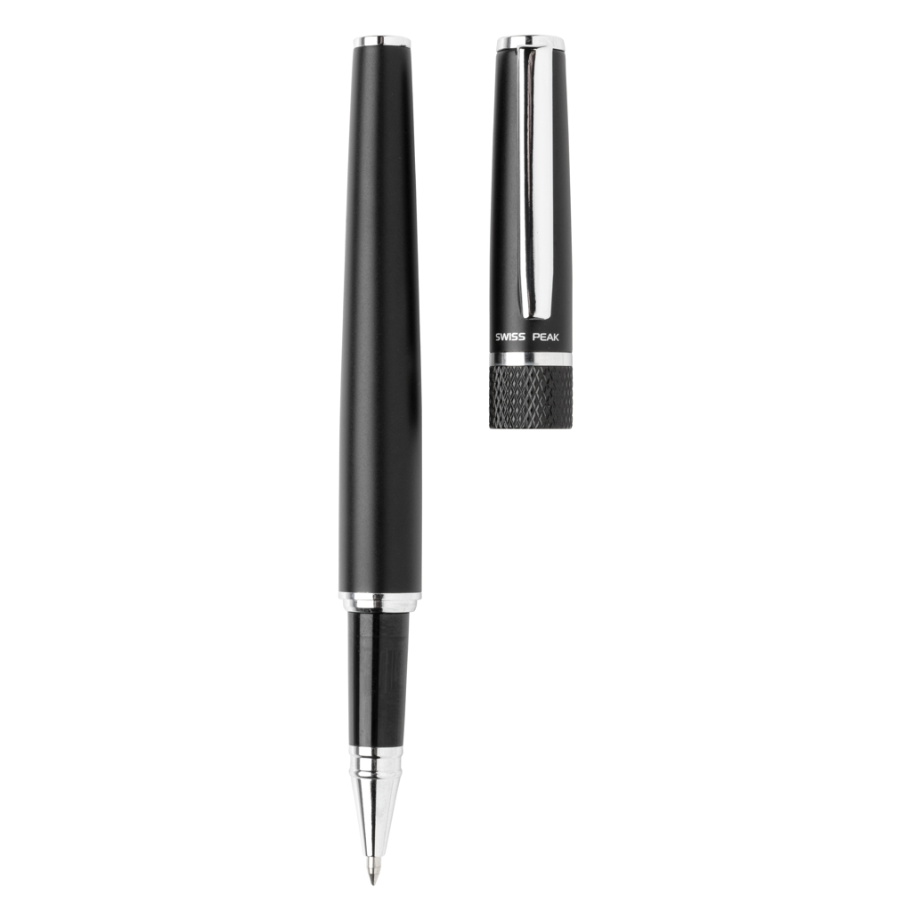 Swiss Peak Ufficio & Scrittura Set di penne Deluxe nero inchiostro blu