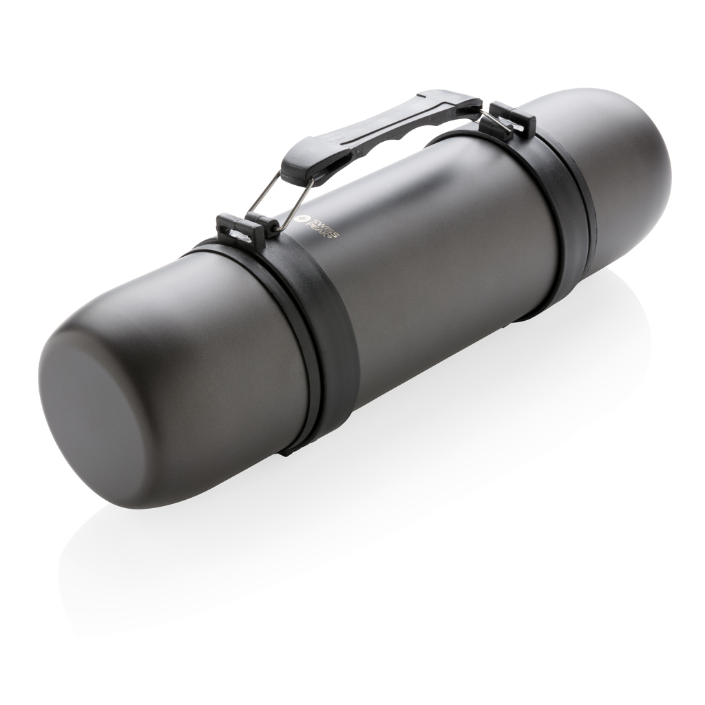 Swiss Peak Articoli per bevande Termos con 2 tazze termos 700 ml grigio