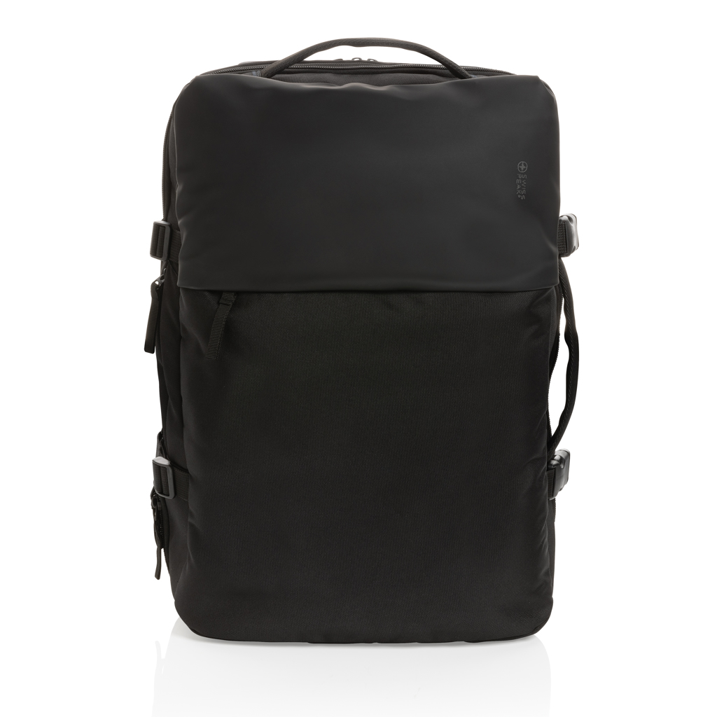 Swiss Peak Borse weekend Zaino weekend espandibile AWARE rPET 15,6″ nero