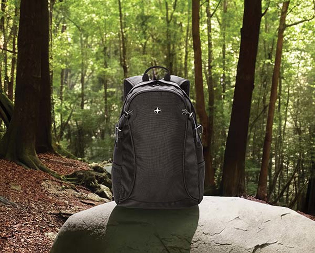 Swiss Peak Zaini Zaino outdoor nero 20 L schienale imbottito