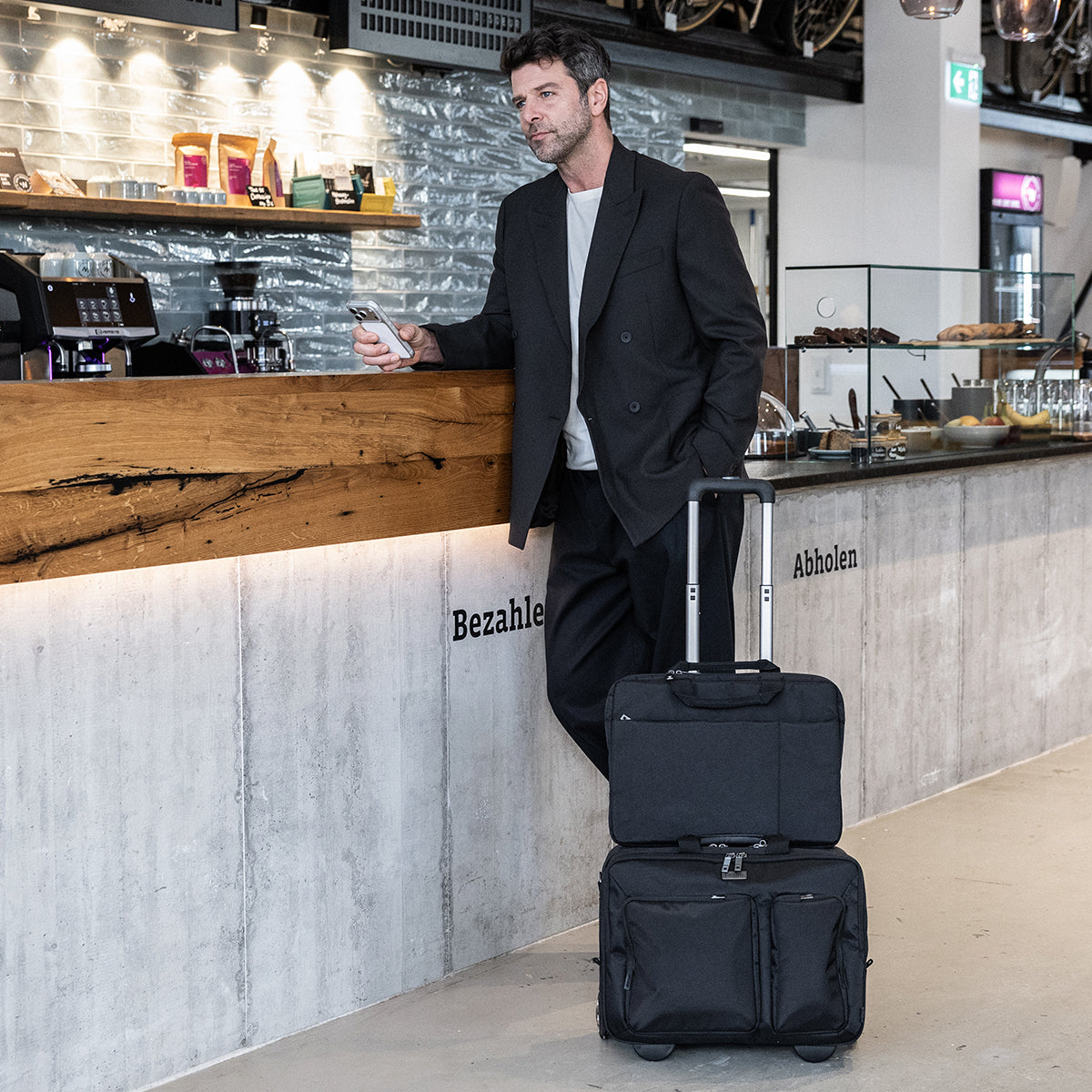 BASE XXO Laptop Bags Top Traveller Roller SEVEN 14-16 trolley porta laptop