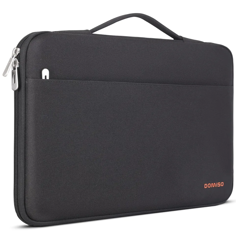 Domiso Laptop Sleeve 17,3 Pollici custodia laptop nera impermeabile
