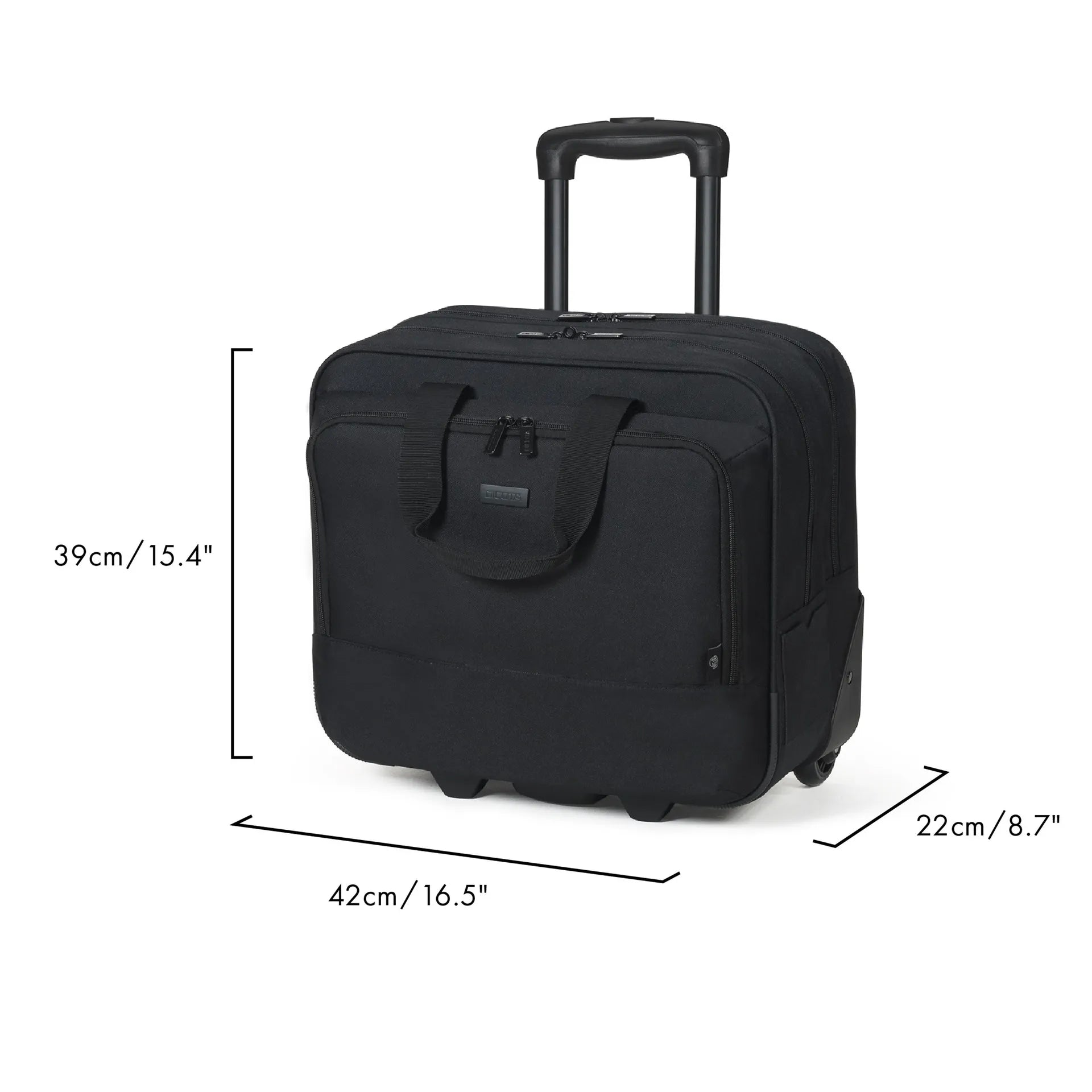 BASE XXO Laptop Bags Laptop Roller Top Traveller Eco BASE 13-16 borsa trolley nera