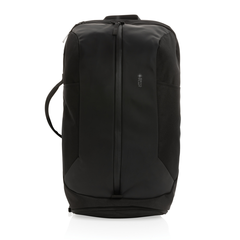 Swiss Peak Zaini AWARE™ RPET 15.6″ zaino lavoro/palestra nero ibrido
