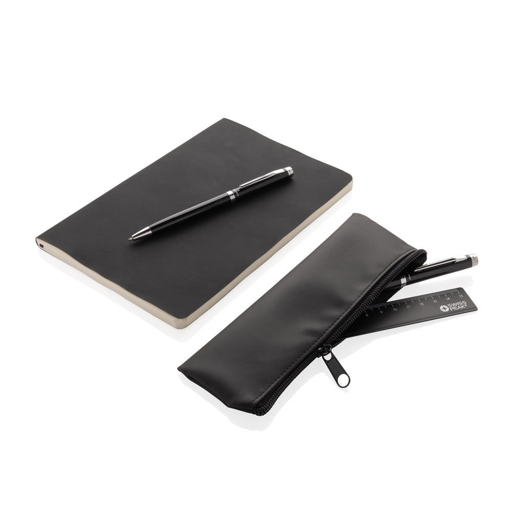 Swiss Peak Ufficio & Scrittura Set ufficio OSLO RCS nero 64% riciclato