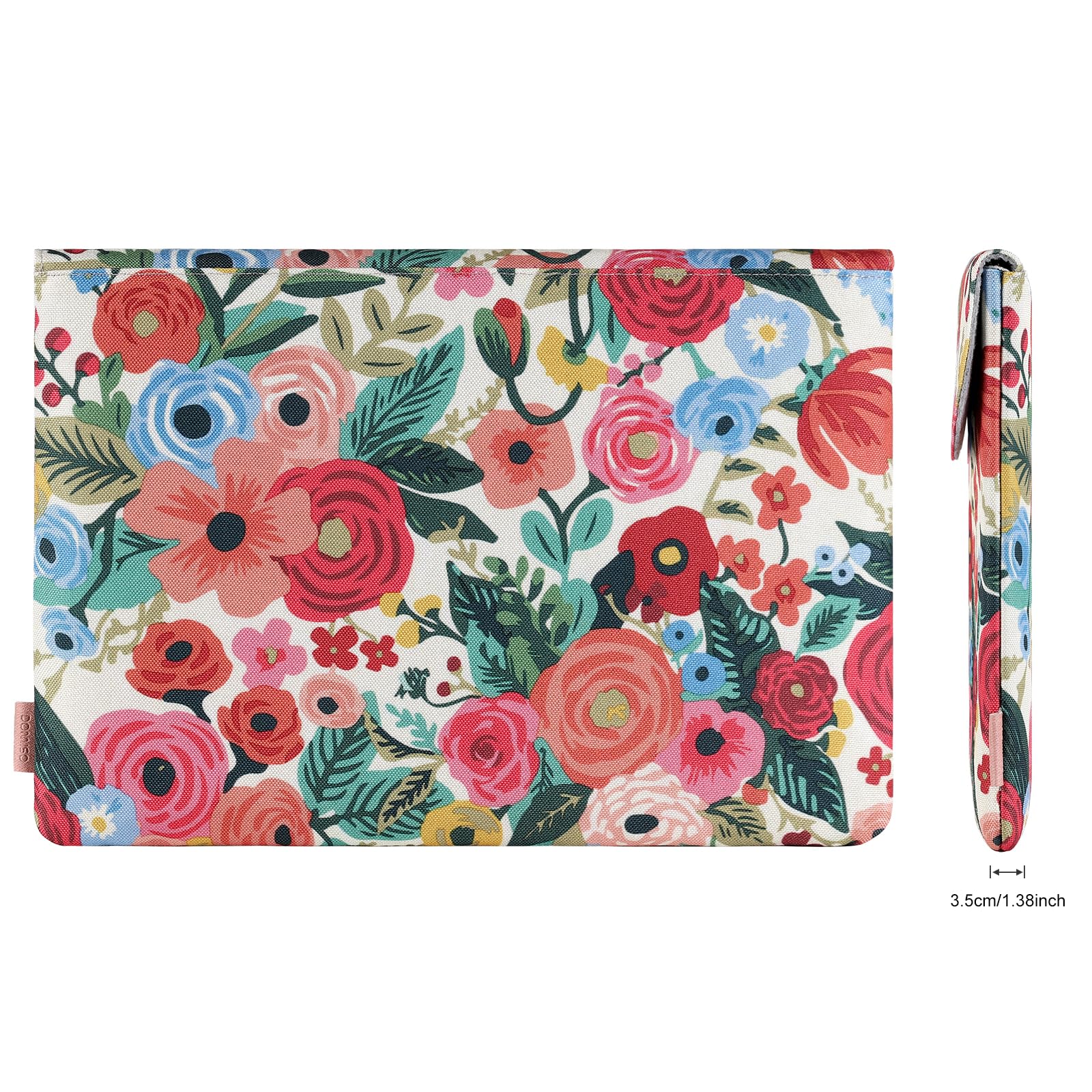 Domiso Laptop Sleeve 17,3 pollici custodia laptop rosa impermeabile