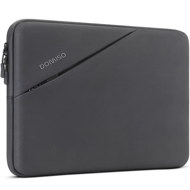 Domiso Laptop Sleeve 17,3 pollici custodia laptop nera impermeabile