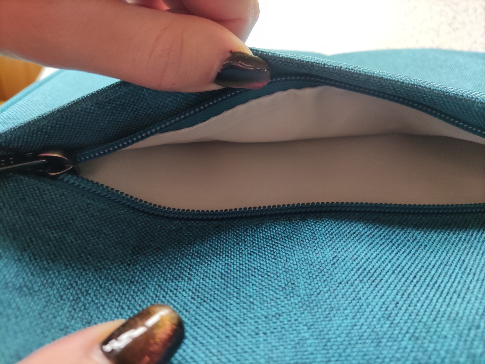 Domiso Laptop Sleeve 15,6 pollici custodia laptop turchese impermeabile