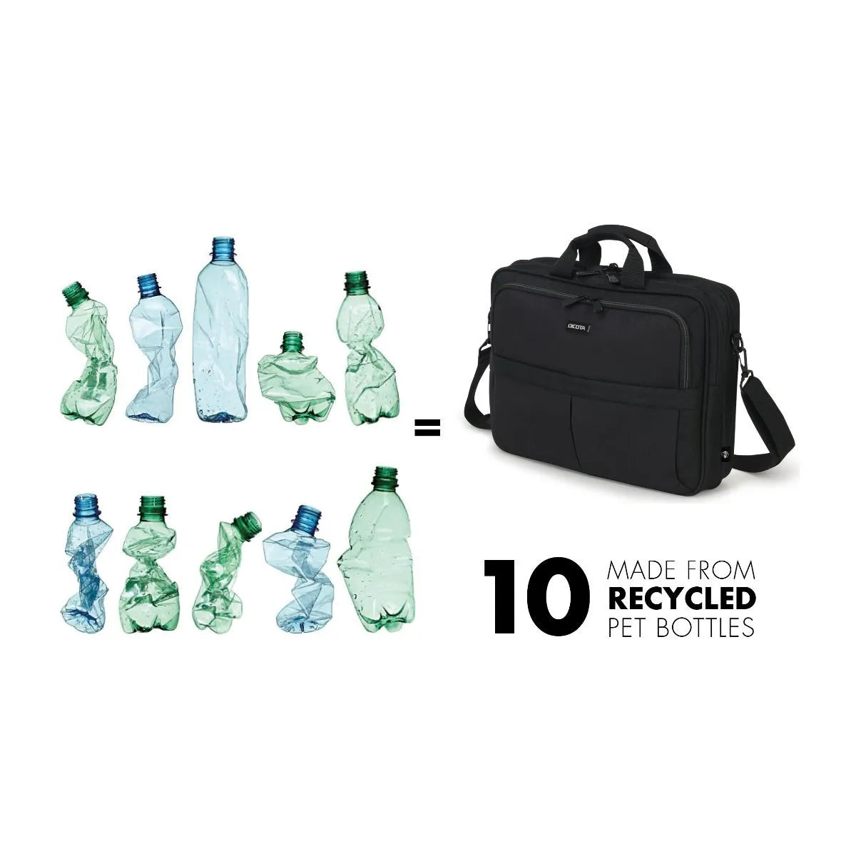 BASE XXO Laptop Bags Eco Top Traveller SCALE 12-14.1 borsa laptop riciclata