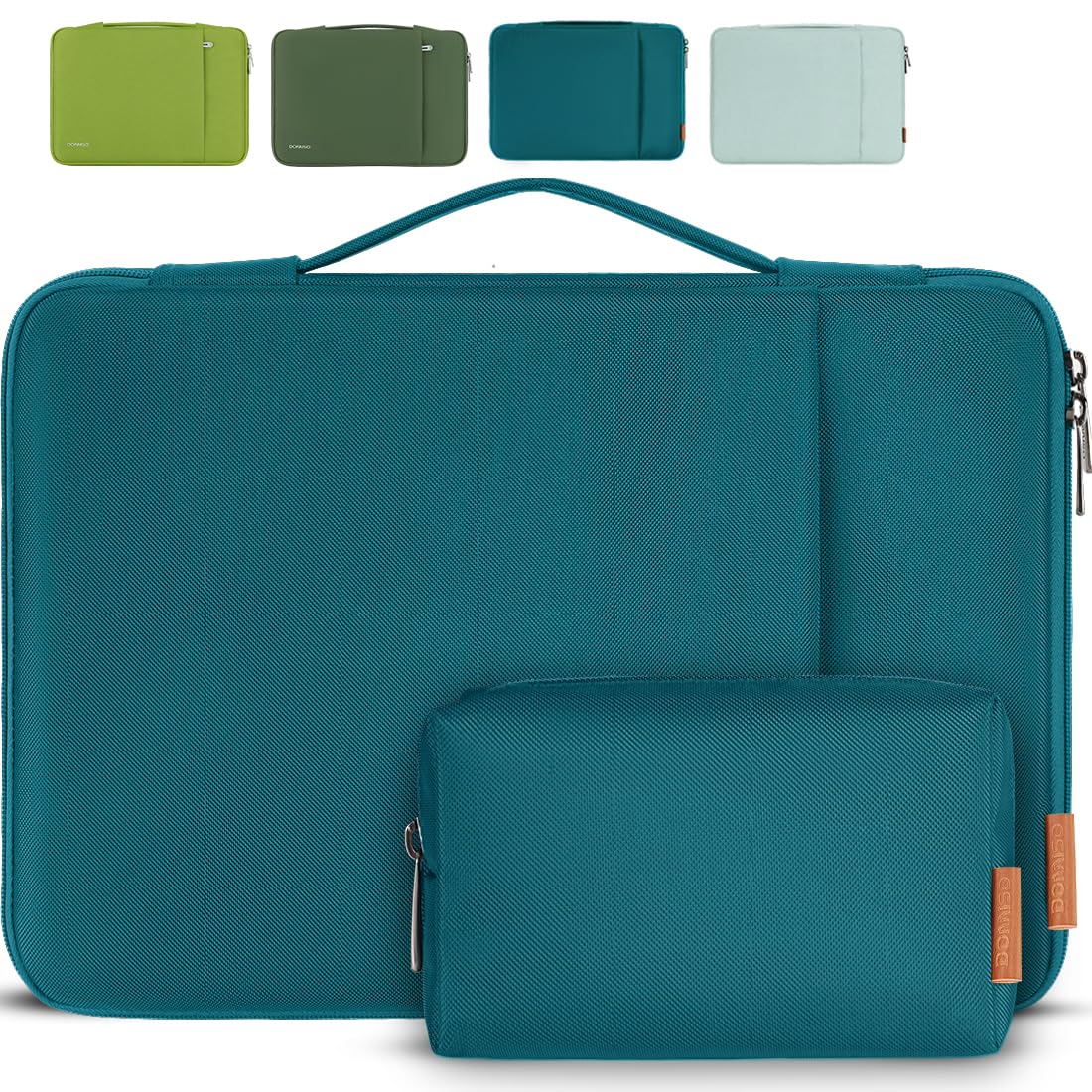 Domiso Laptop Sleeve 17,3 Pollici custodia laptop turchese impermeabile