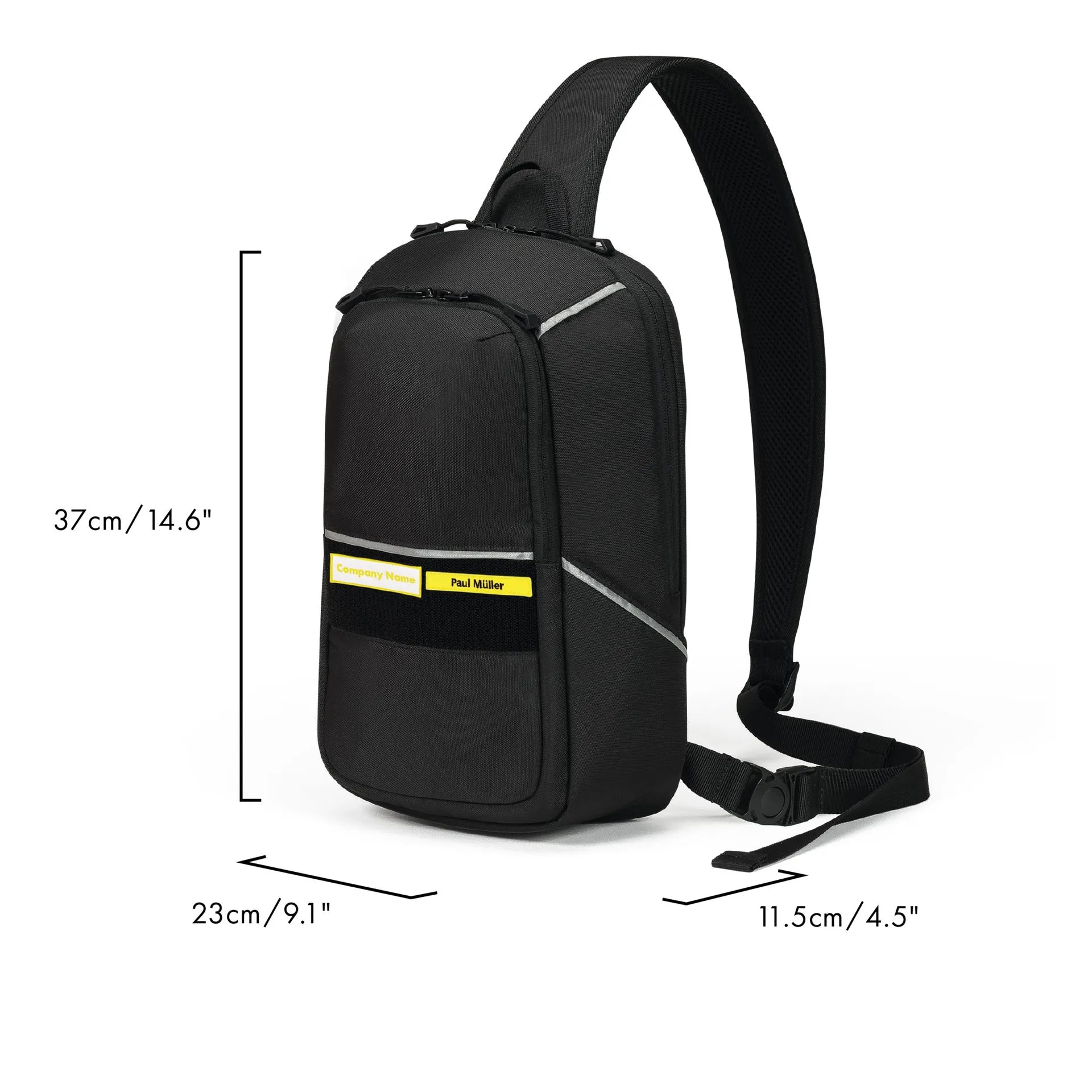 BASE XXO Laptop Bags Sling Bag REFLECTIVE borsa a tracolla HiVis