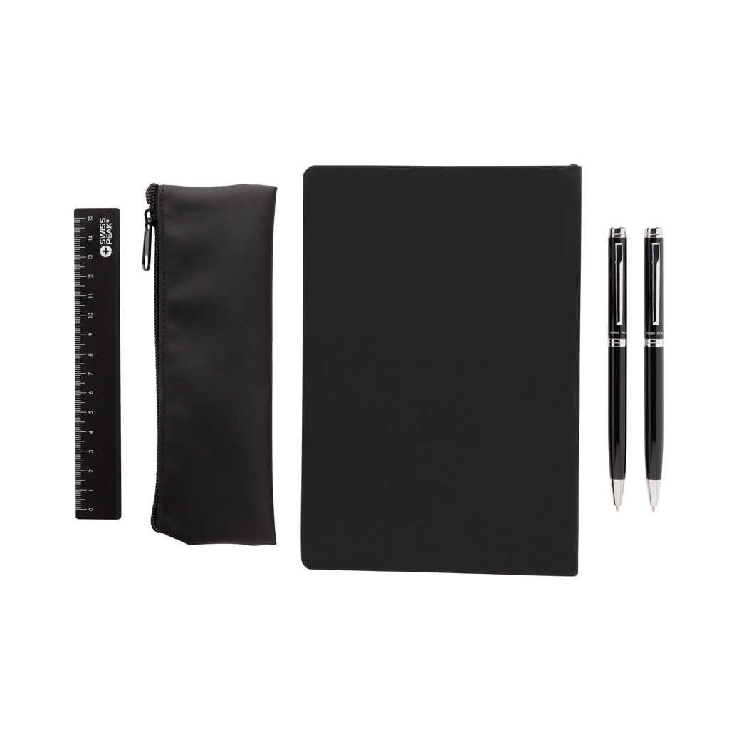 Swiss Peak Ufficio & Scrittura Set ufficio OSLO RCS nero 64% riciclato