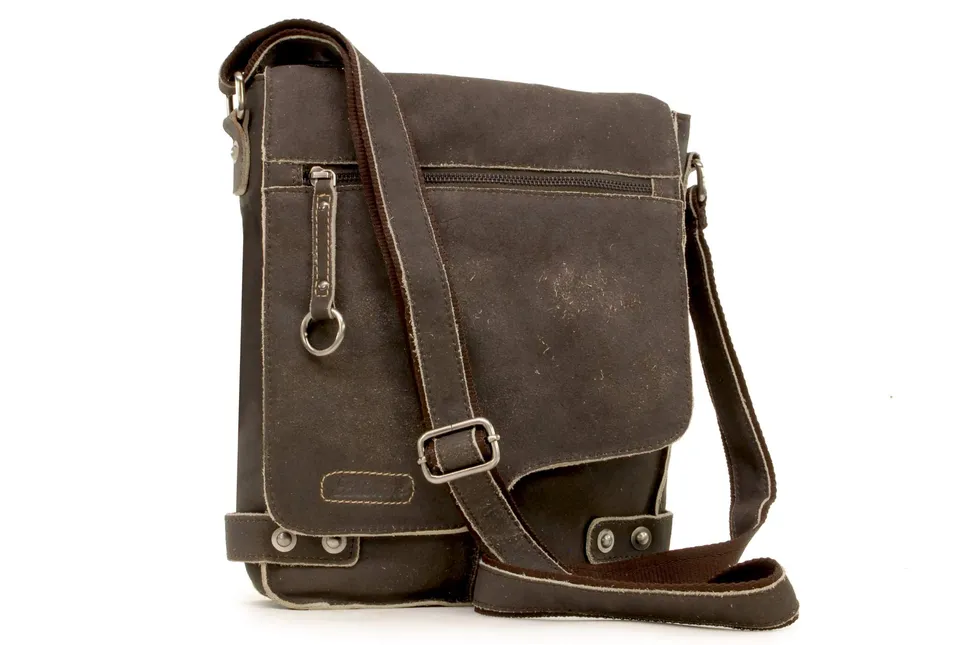 Ashwood Man Bags & Briefcases 8352 Camden borsa messenger A5 pelle vintage