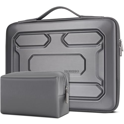 Domiso EVA Laptop Bag 17,3 pollici custodia laptop grigio scuro antiurto