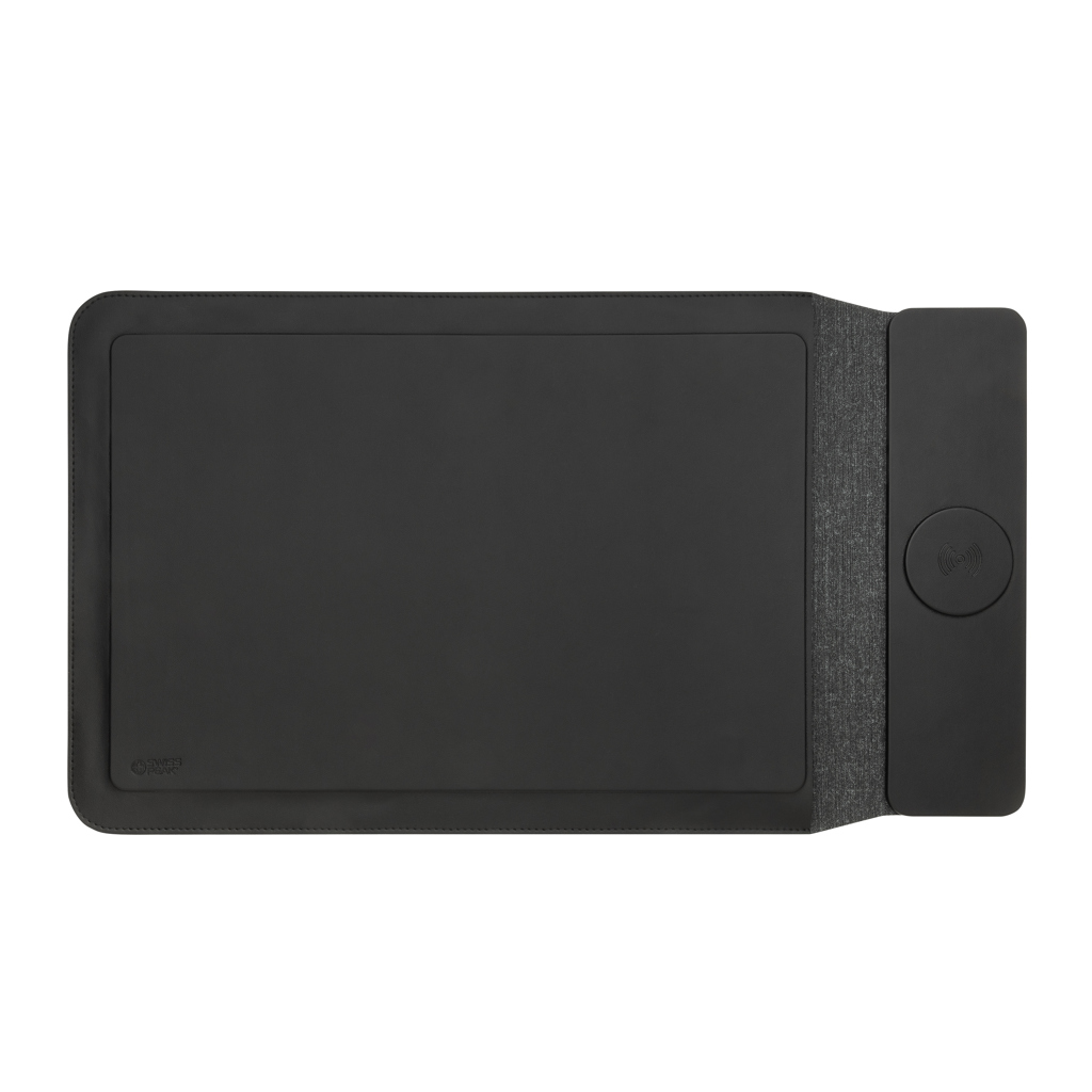 Swiss Peak Borse porta PC Tasca per PC 14-15,6″ ricarica magnetica wireless nera, 15W