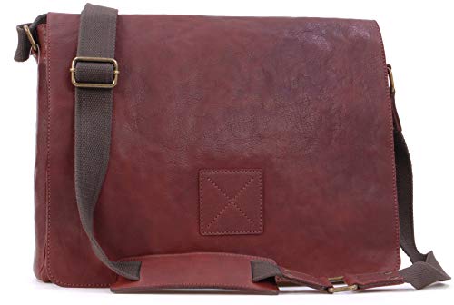 Ashwood Man Bags & Briefcases Pedro borsa messenger pelle Cognac capiente