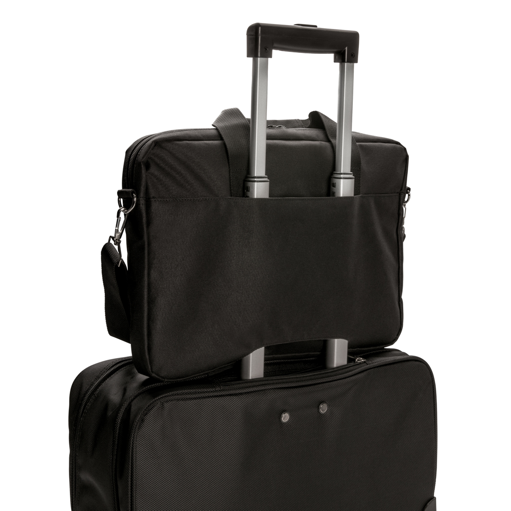 Swiss Peak Borse porta PC 15.4″ borsa per laptop nero imbottita