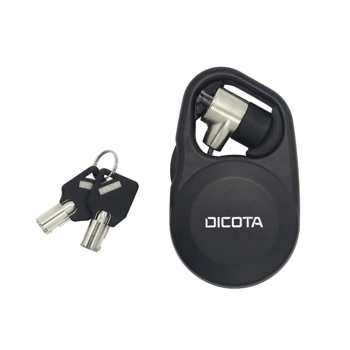 BASE XXO Security Locks Lucchetto cavo T-Lock retrattile con chiave, slot 3x7mm