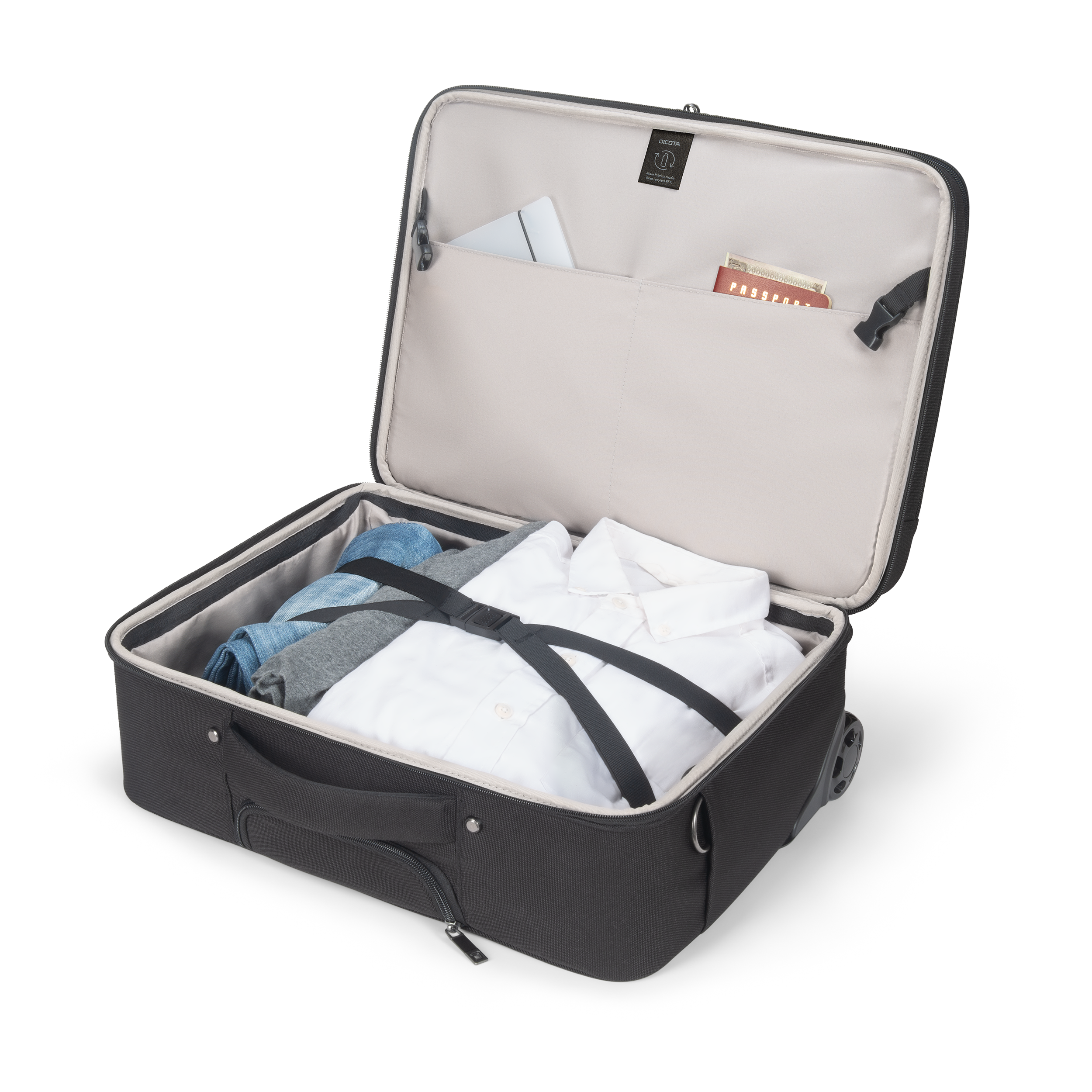 BASE XXO Laptop Bags Multi Roller FIVE 15-17.3 trolley porta laptop riciclato