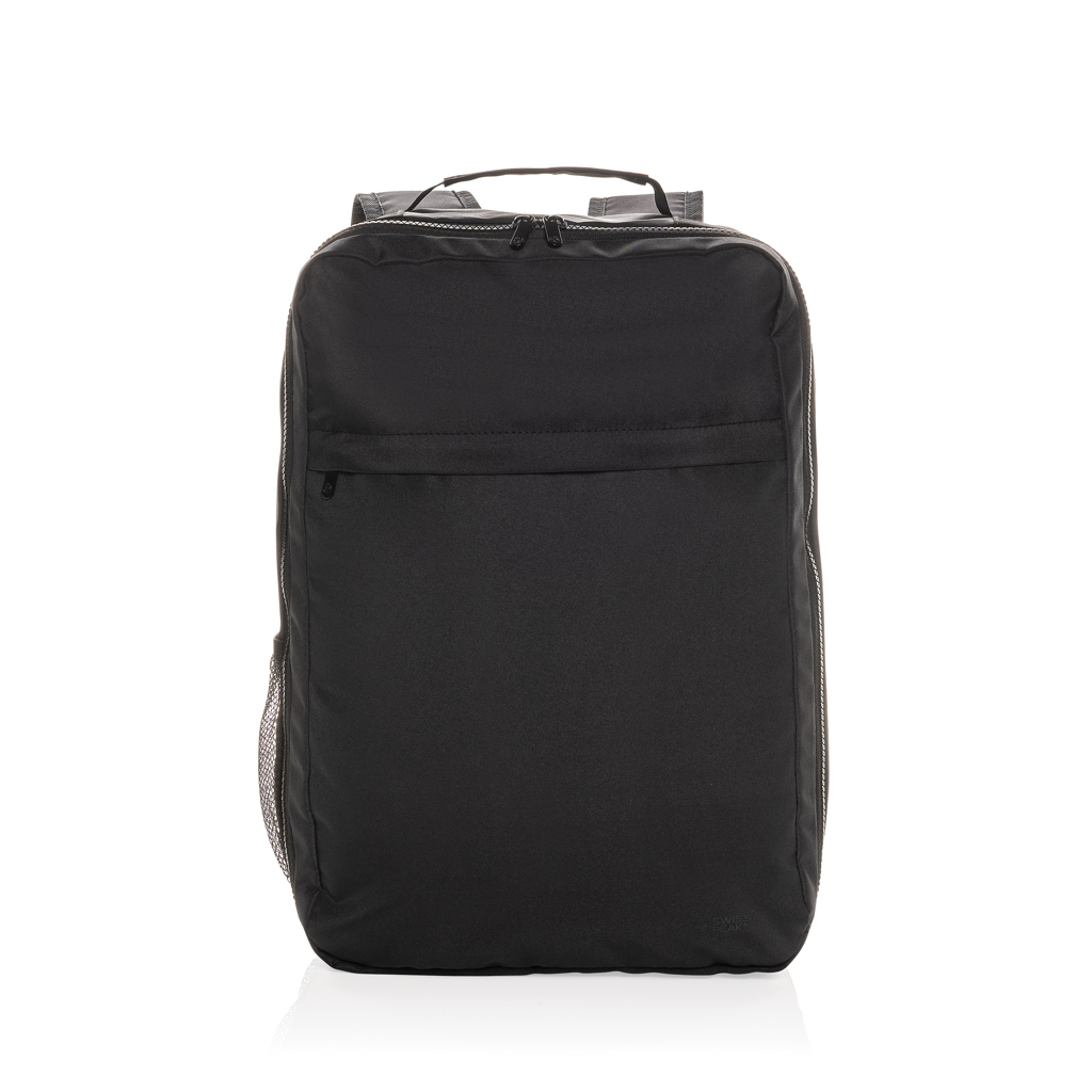 Swiss Peak Zaini Essential zaino porta PC 15,6″ nero in rPET