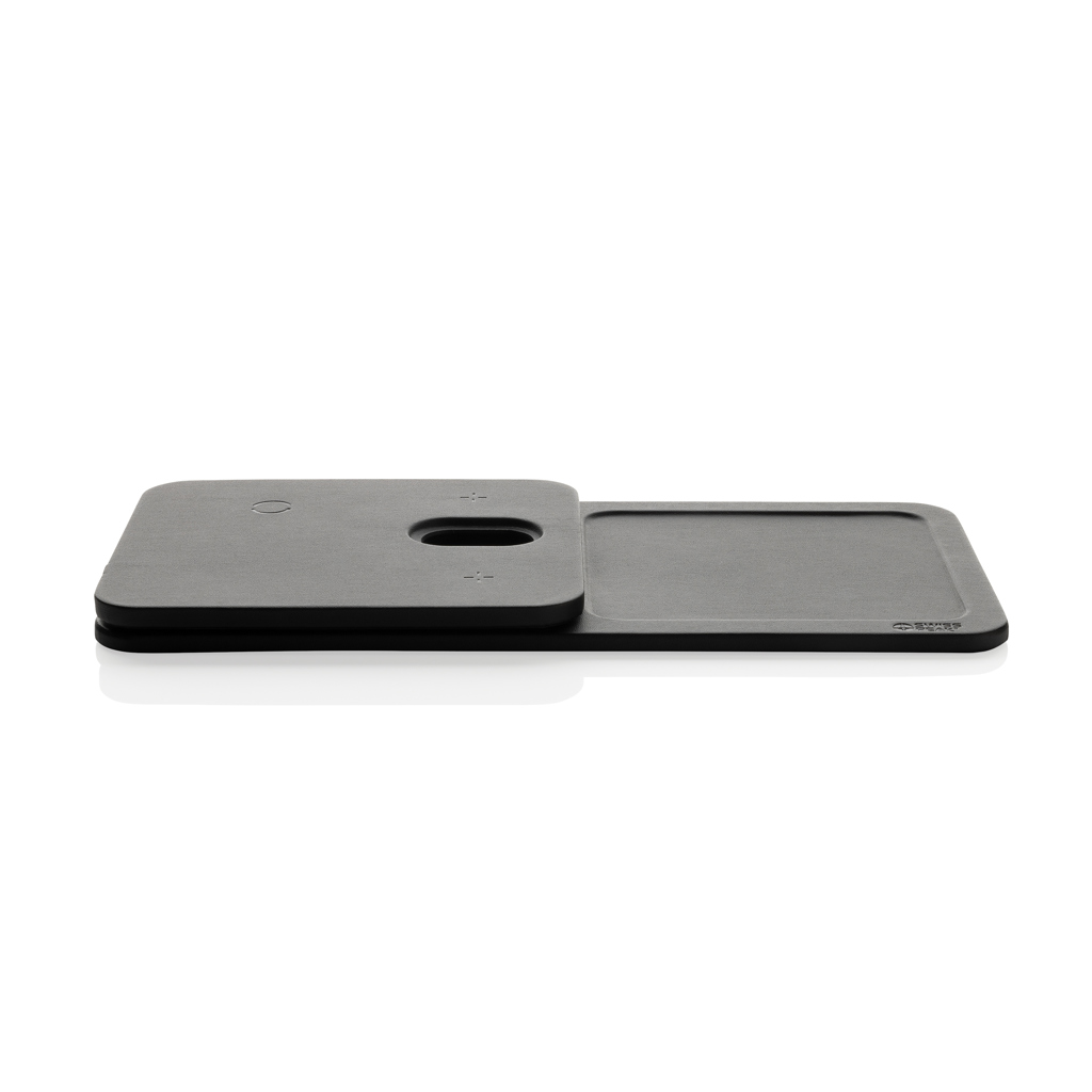 Swiss Peak Tech caricatore wireless 3 in 1 pieghevole nero RCS
