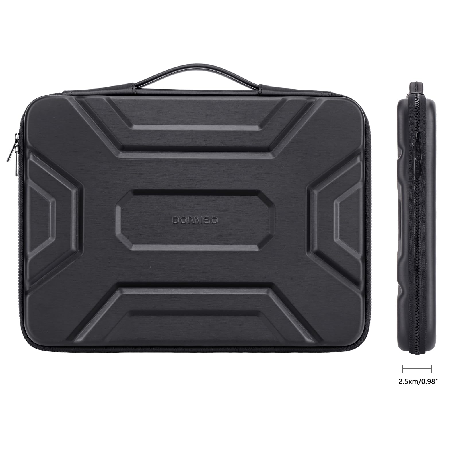 Domiso EVA Laptop Bag 13,3" custodia laptop nera antiurto