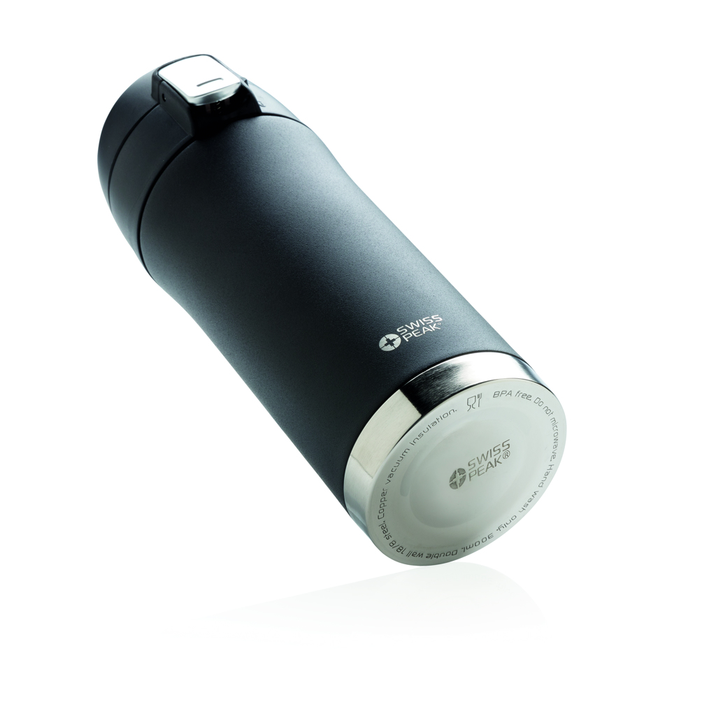 Swiss Peak Articoli per bevande Elite 300 ml tazza nera sottovuoto