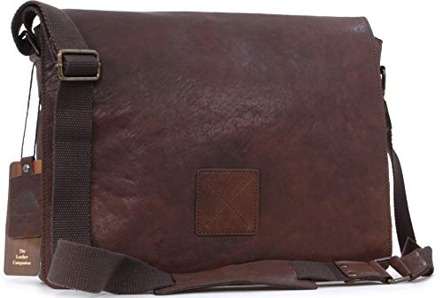 Ashwood Man Bags & Briefcases Pedro borsa messenger in pelle capiente