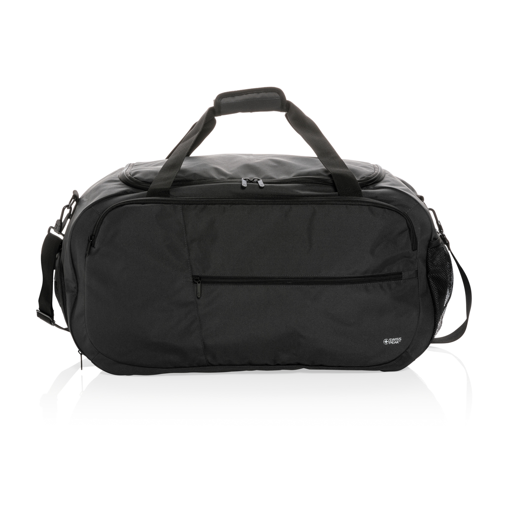 Swiss Peak Borse weekend Borsa sport in rPET AWARE™ borsone nero 31,5 bottiglie