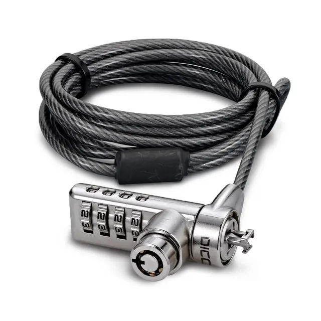BASE XXO Security Locks T-Lock cavo di sicurezza con combinazione 3 x 7 mm
