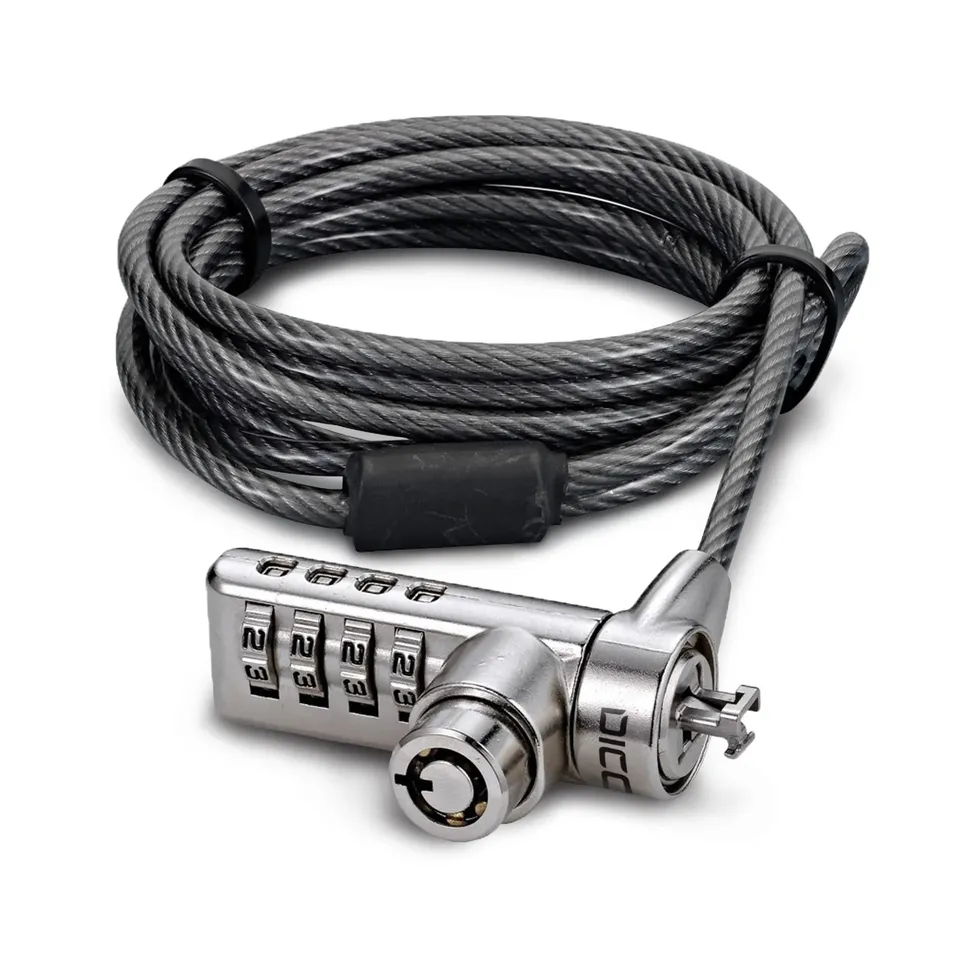 BASE XXO Security Locks T-Lock cavo di sicurezza con combinazione 3 x 7 mm