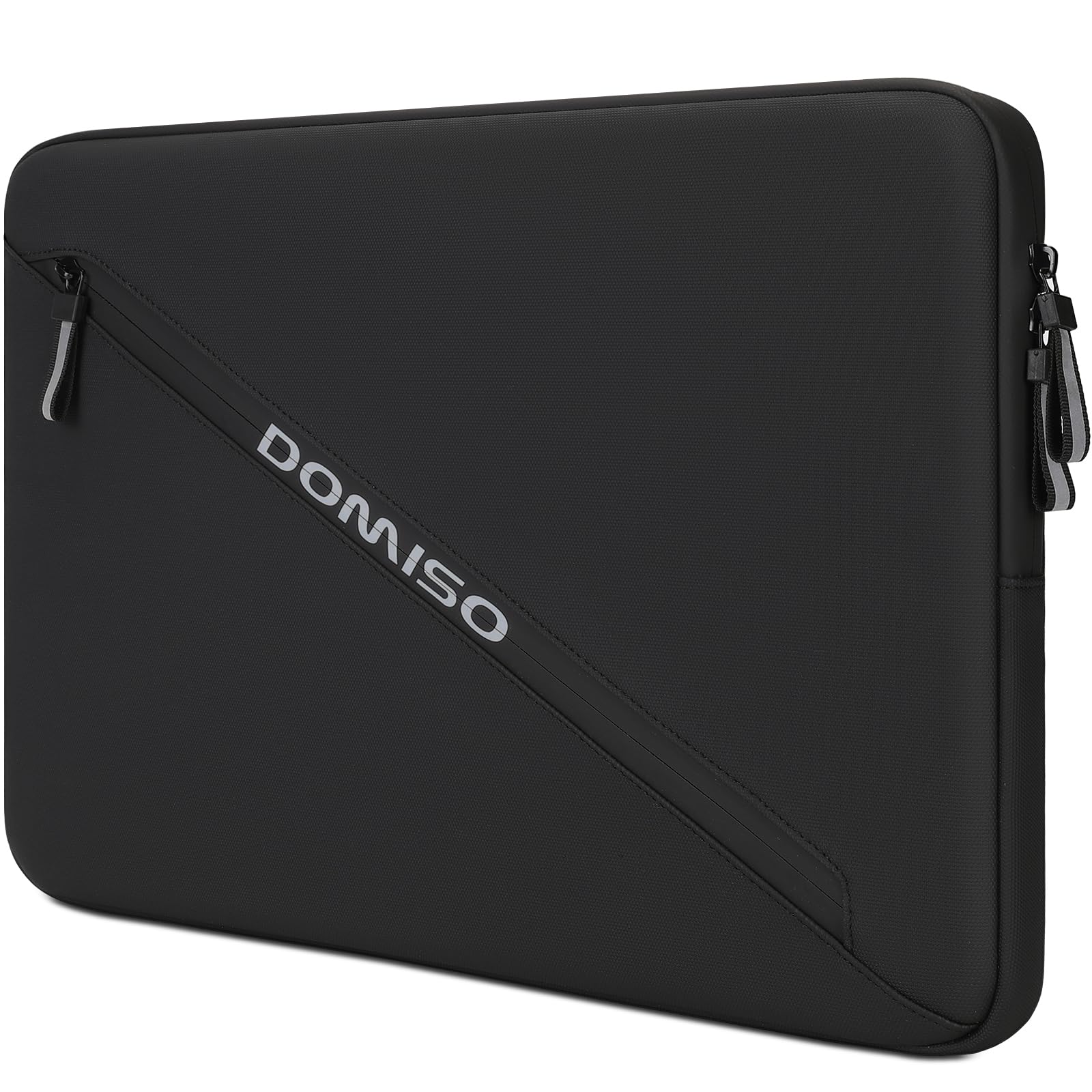 Domiso Laptop Sleeve 17,3 pollici custodia nera impermeabile