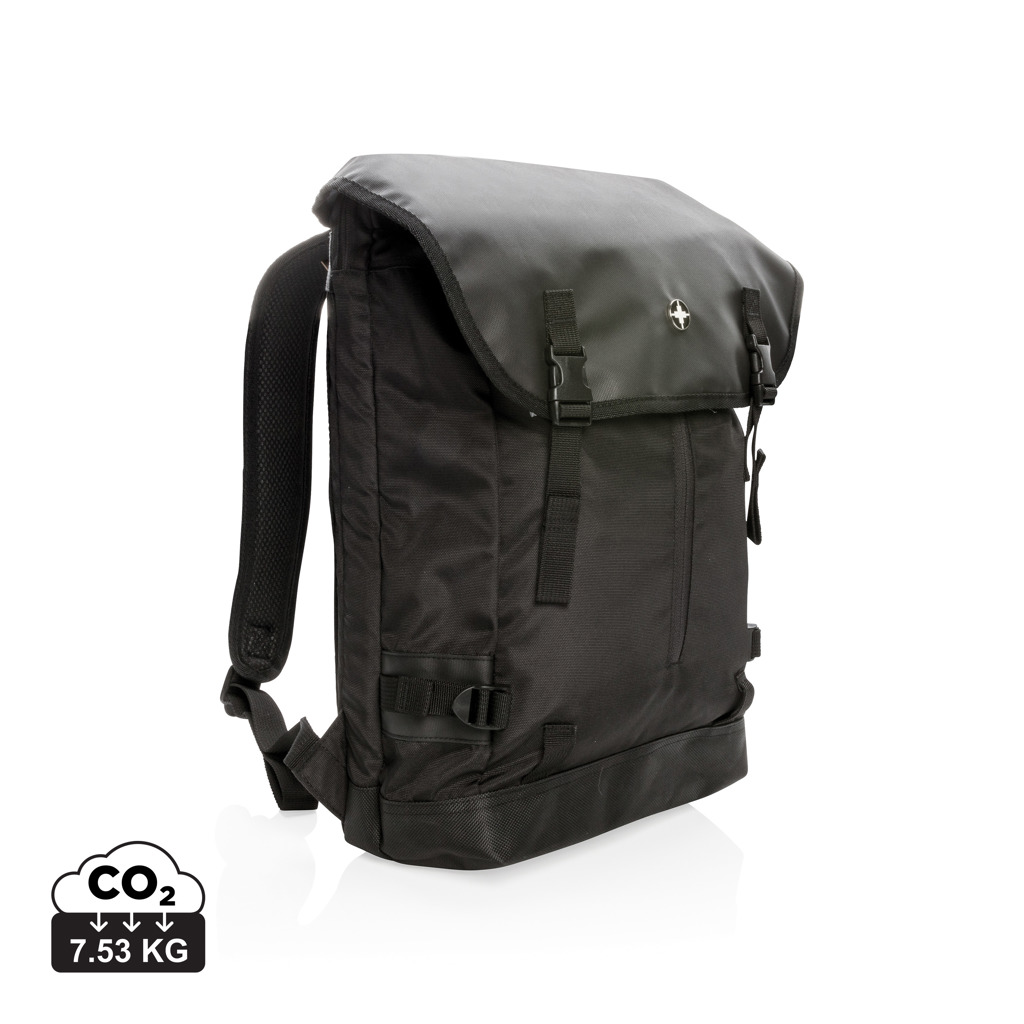 Swiss Peak Zaini zaino porta PC 17″ nero ultraleggero