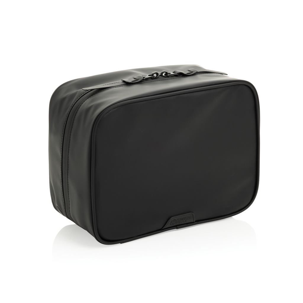 Swiss Peak Accessori da viaggio Beauty case multifunzionale OSLO RCS nero, pieghevole