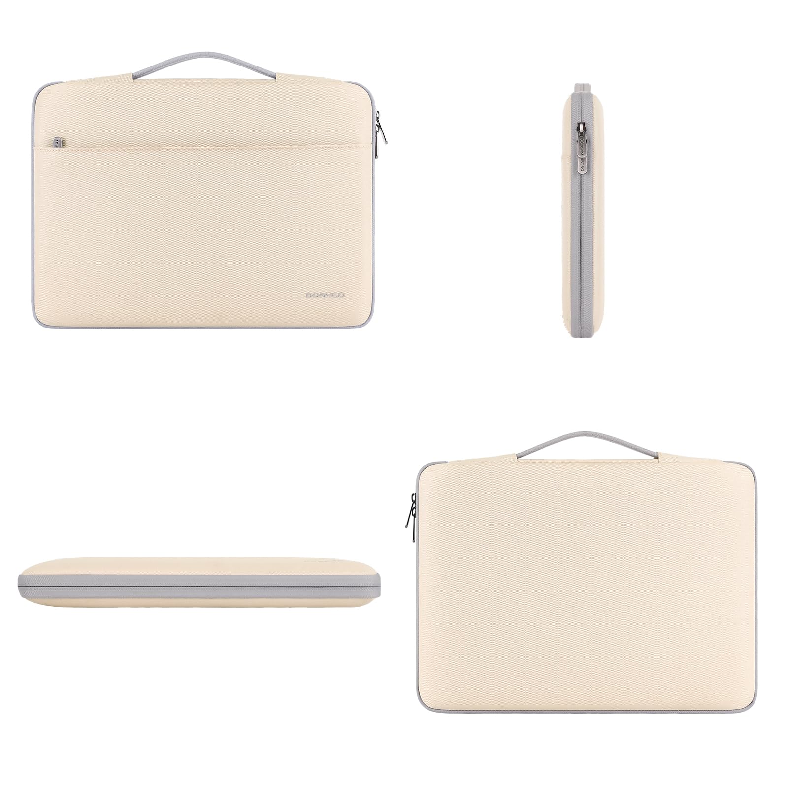 Domiso Laptop Sleeve 17,3 Pollici custodia laptop beige antiurto