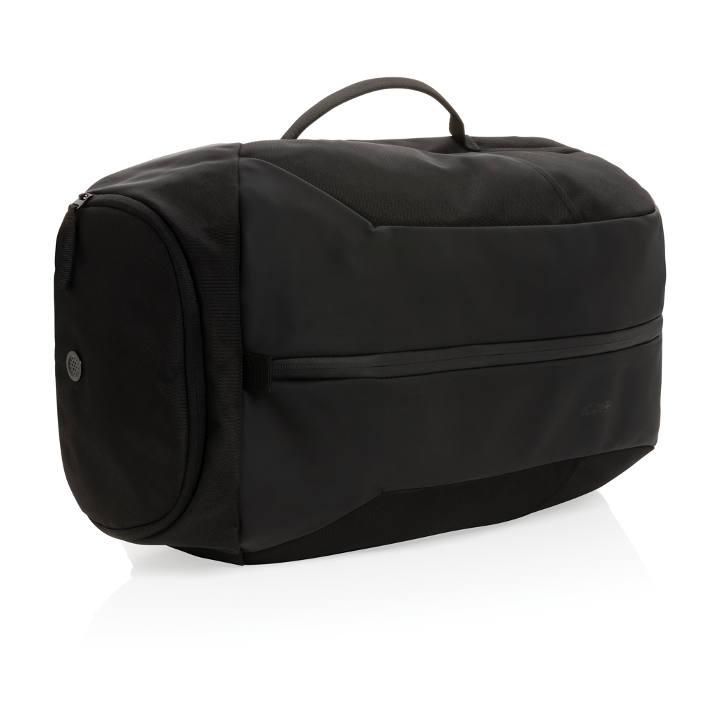 Swiss Peak Zaini AWARE™ RPET 15.6″ zaino lavoro/palestra nero ibrido