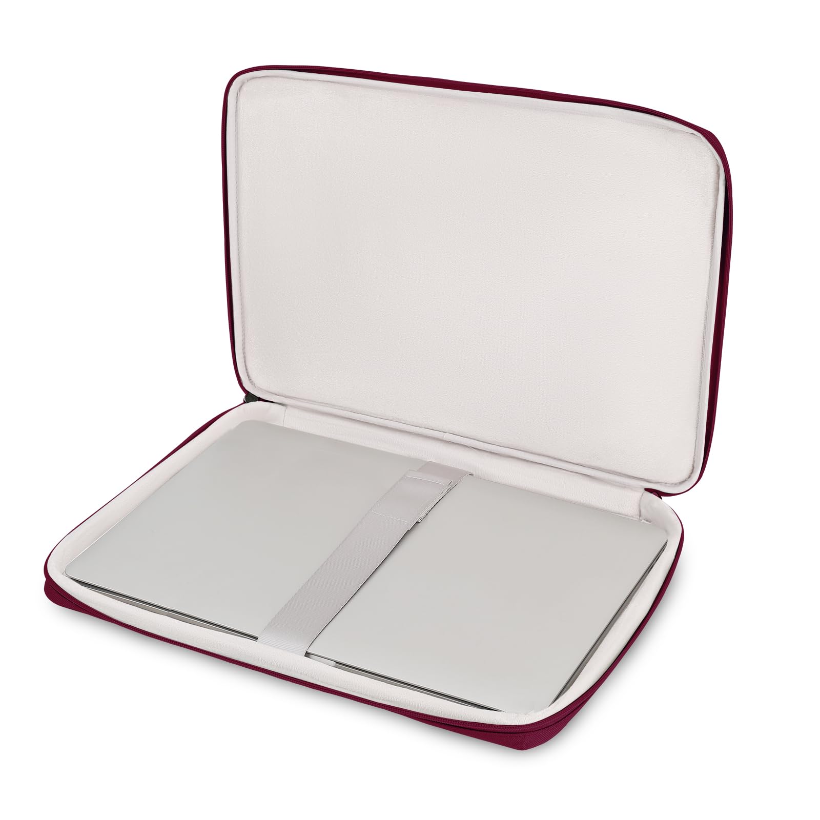 Domiso Laptop Sleeve 17,3 pollici custodia laptop vino rosso impermeabile