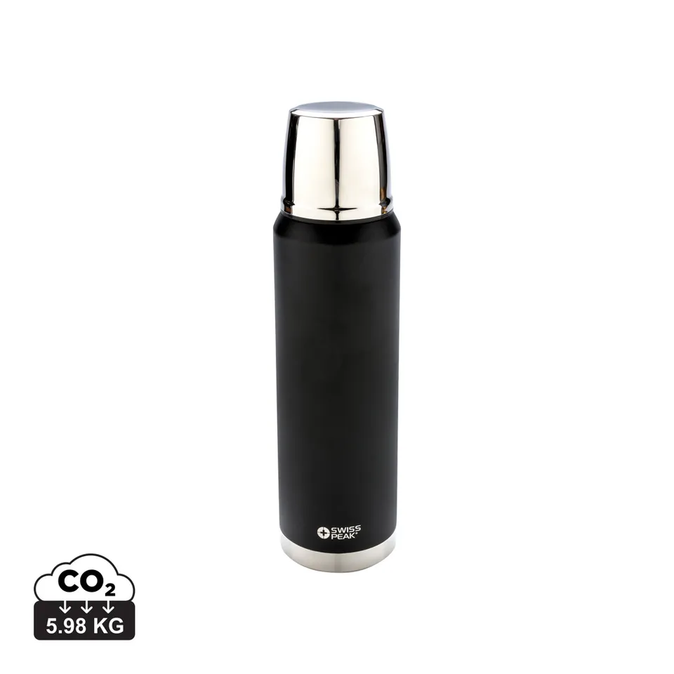 Swiss Peak Articoli per bevande Elite termos 1 L nero isolante