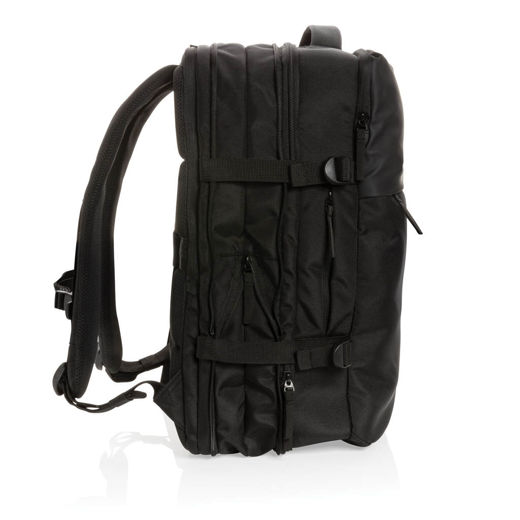 Swiss Peak Borse weekend Zaino weekend espandibile AWARE rPET 15,6″ nero