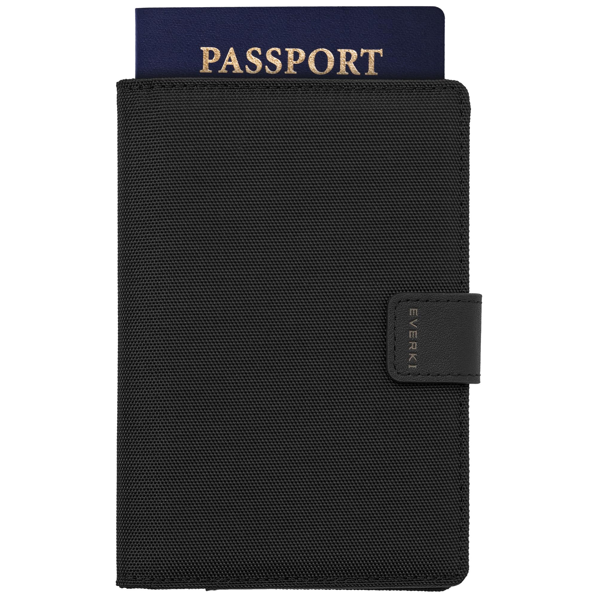 EVERKI Borselli e Borse a Tracolla Porta passaporto RFID nero sottile