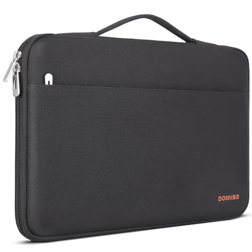 Domiso Laptop Sleeve 17,3 Pollici custodia laptop nera impermeabile