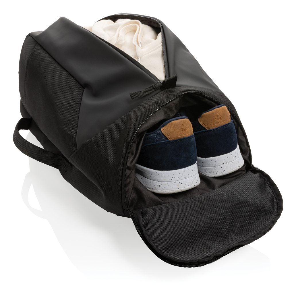 Swiss Peak Zaini AWARE™ RPET 15.6″ zaino lavoro/palestra nero ibrido